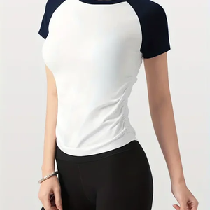 Custom Logo <b>Women</b> Fashion Sexy Back Breathable <b>Vest</b> Fitness Gym Wear Sexy Short Style Workout Crop <b>Top</b> - Product Image 5