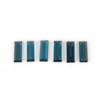 Natürlicher London Blue Topas 5x10mm Baguette-Schliff Lose Edelsteine Drittanbieter-Zertifiziert Großhandel Gopika Marke Für Schmuck
