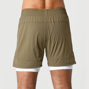 Pantalones Cortos Deportivos de Secado Rápido para Hombre 2025, Pantalones Cortos para Correr, Trotar, Entrenar, Gimnasio, Ligeros, Transpirables, 100% Algodón - Product Image 2