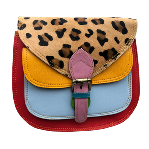 Sac bandoulière bohème unisexe de qualité supérieure en cuir véritable, écologique, léger, prêt pour les voyages, fermeture éclair, toutes saisons - Product Image 2