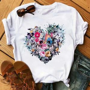Caractéristiques Gros plan pour hommes femmes T-shirts à la mode et élégant Tee Shirt T-Shirts Pure Cotton Summer Clothes - Product Image 2