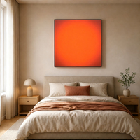 Lumière LED de relaxation avec effet lever/coucher de soleil, disponible en ODM, pour la thérapie bien-être, art mural pour le salon