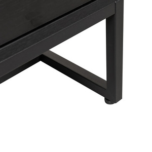 โต๊ะข้างเตียงทำจากไม้สไตล์อุตสาหกรรมแบบพับได้สำหรับเฟอร์นิเจอร์ห้องนอนบ้าน - Product Image 6