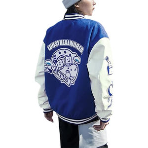 HOOD CREW Mens Casual Sports Varsity Jacket Moda con capucha Letterman Chaquetas - Product Image 3