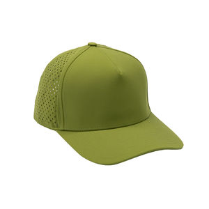 Compre la nueva gorra de béisbol/golf impermeable de color verde con parche de visera curva personalizada, modelo 2026, de gran venta. - Product Image 3