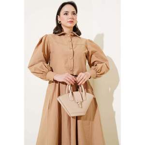 Snap Button Jacket Vest 2 Piece Set Latte - Product Image 4