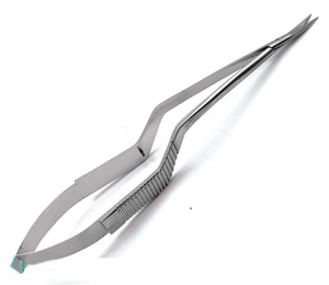 Micro Tesoura Potts Yasargil 18cm 45° - Harte Instrumentos Cirúrgicos
