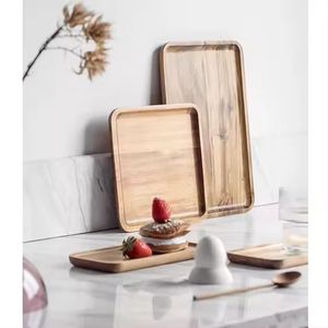 Bandeja de madera de diseño clásico real, precio al por mayor, tamaño personalizado, bandeja de madera natural, bandeja para servir café para restaurantes - Product Image 3