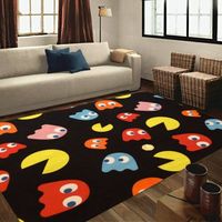 Tapis de salle de jeux d'arcade en velours Tapis de joueur lavable doux et antidérapant