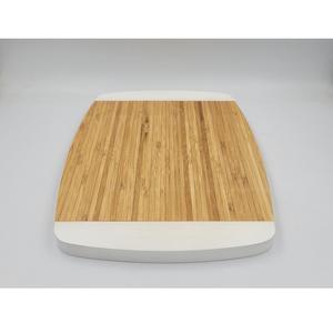 Premium Huhipro 36x26x1.85 cm Rectangle Planche à découper en caoutchouc Poignée blanche 1.5cm Épaisseur Combinaison Paquet Blocs à découper - Product Image 1