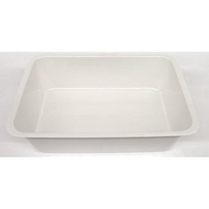 ถาดใส่อาหารเมลามีนสีขาว 904 ขนาด 30x20x8 ซม. สำหรับจัดระเบียบตู้เย็น - Product Image 1
