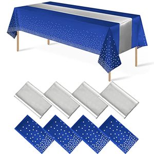 Nappe <span class=keywords><strong>de</strong></span> <span class=keywords><strong>table</strong></span> rectangulaire jetable en plastique résistante à l'huile pour événements intérieurs et extérieurs, décoration <span class=keywords><strong>de</strong></span> fête - Product Image 1