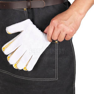 Delantal de leñador de tela de algodón personalizado, servicio OEM hecho en Pakistán, delantal de leñador ligero - Product Image 5