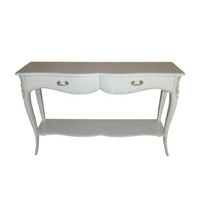 Table console provinciale française Table de salon classique Table d'entrée Table de console de couloir en bois pour meubles d'hôtel