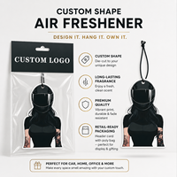 Diffuseur de parfum en papier coton haute densité pour casque de moto personnalisé, feuille désodorisante longue durée pour cadeau promotionnel