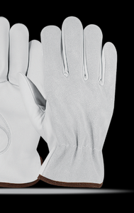 Guantes de protección para conductor con diseño de logotipo personalizado Guantes de trabajo de cuero suave para conducir - Product Image 4