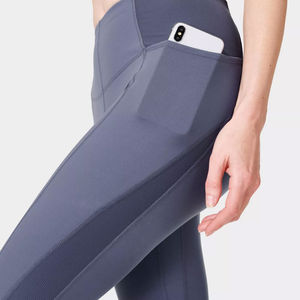 Mallas de Yoga para mujer de calidad superior, ligeras, asequibles, totalmente personalizadas, antiarrugas, cintura elástica, mallas de Yoga - Product Image 6