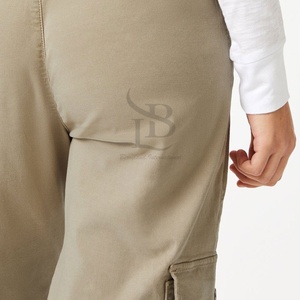Pantalones de chándal Cargo básicos para mujer más exigentes con bolsillos laterales, pantalones Cargo informales de algodón de talla grande para mujer - Product Image 6