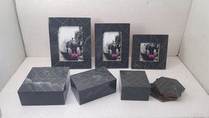 Unique Design Resin And <b>Metal</b> Photo <b>Frame</b> <b>Metal</b> Inlay <b>Picture</b> <b>Frame</b> For Home Decorative Photo <b>Frame</b> - Product Image 3