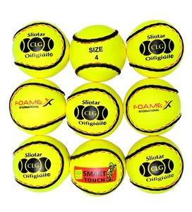 High Quality Custom Logo GAA Standard Leather PU All Weather Best Selling Cheap Price Hot Sale Brand Hurling <b>Balls</b> For Sale - Product Image 5