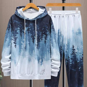 ชุดกีฬาชุดวอร์มแขนยาวของผู้ชายชุดเสื้อผ้าสำหรับผู้ชายเสื้อสเวตเตอร์มีฮู้ดพิมพ์ลายดราก้อนพระเจ้า3D ฤดูใบไม้ร่วงฤดูหนาว - Product Image 1