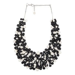 Último étnico hecho a mano Vintage señoras colorido grueso oro declaración cristal Rhinestone gargantilla Collar babero collar disfraz joya - Product Image 4