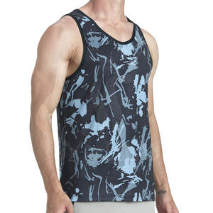 Camiseta sin mangas de algodón y fibra de bambú de alta calidad hecha a medida para hombre, transpirable, de punto, de secado rápido, para entrenamiento, correr, talla grande, ropa deportiva. - Product Image 5