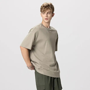 Oem Wholesale Unisex Custom Streetwear Acid Wash Vintage Plain t <b>Shirt</b> Branded Clothes Cotton t <b>Shirt</b> <b>Men</b> - Product Image 3