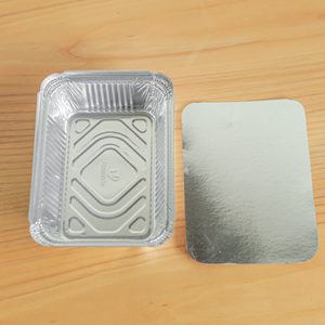 Recipiente de papel de aluminio ecológico Desechable Rectangular Tra Food Baking Takeaway - Product Image 2