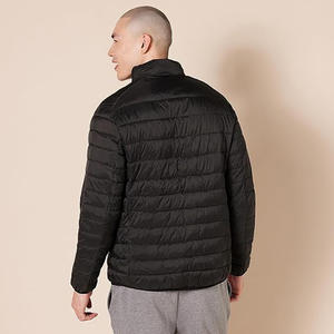 Haute qualité personnalisé hommes manteaux d'hiver chaud épaissi doudoune manches longues Style décontracté léger grande taille toile - Product Image 6