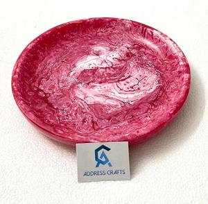 Nouveau Design Résine Artisanat Assiettes Classique Élégant À La Main En Gros Résine Assiettes De Service Nouvelle Arrivée Au Prix De Gros Plateaux - Product Image 6