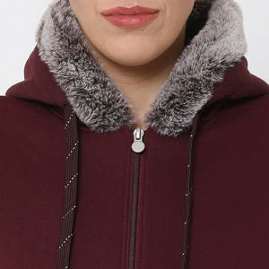 Survêtement 100% coton personnalisé pour femmes coupe ample Sports d'hiver survêtement grande taille motif solide vente en gros Services OEM pour - Product Image 4