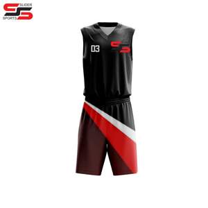 Uniformes reversibles para entrenamiento de equipos de baloncesto para niños, conjuntos de uniformes de baloncesto juvenil de alta calidad personalizados al por mayor - Product Image 1