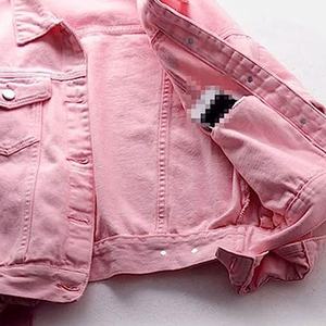Custom Latest New Design Denim Jacket <b>Light</b> <b>Blue</b> Wash Cotton Long Sleeve <b>Women</b> Denim Jacket - Product Image 6