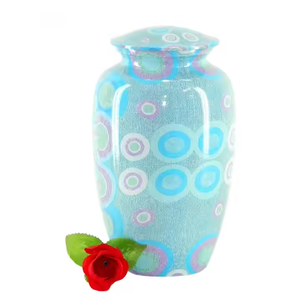 โกศใส่เถ้ากระดูกมนุษย์สำหรับผู้ใหญ่ที่ทำจากโลหะสามสีมีเอกลักษณ์และมีค่ามากที่สุด - Product Image 4