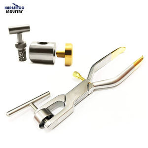 Ensemble d'instruments manuels de greffe osseuse de haute qualité, 2 pièces, broyeurs dentaires pour os, meuleuses 30 mm en acier inoxydable, autoclavables, pour implants - Product Image 1