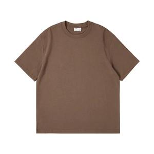 T-shirts pour homme en coton lourd de style japonais, surdimensionnés, 120 g, blancs, amples, épaules tombantes, manches courtes, logo sur le devant, sous-vêtement pour homme - Product Image 1