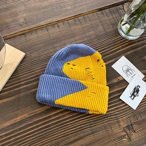 Sustainable Custom Jacquard Logo Cuffless Slouchy Baggy Gorras Winter Skull Cap Knitted <b>Hat</b> <b>Camo</b> Camouflage Beanie - Product Image 4