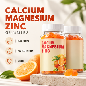 Gummies de calcium, magnésium et zinc à marque privée OEM – Complément minéral pour le soutien osseux – Formule personnalisée – Logo personnalisé - Product Image 4