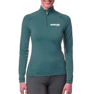 Camisa de equitación con media cremallera Ropa ecuestre de competición Secado rápido Mujeres Equitación ecuestre Capa base Manga larga - Product Image 5