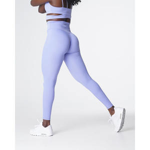 Dernière signature pervenche personnalisée 2.0 Leggings doux soyeux beurre taille haute nouveau et vêtements actifs mode Gym Leggings pour les femmes - Product Image 5