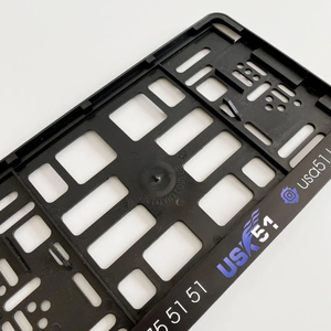 Bestseller de haute qualité en plastique USA porte-numéro promotionnel personnalisé cadre de plaque d'immatriculation noir personnalisé - Product Image 5
