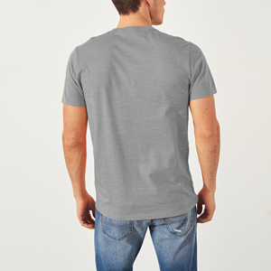 Alta calidad 100% algodón al por mayor llanura hombres camisetas Logotipo de impresión personalizada buena calidad camiseta para hombre - Product Image 2