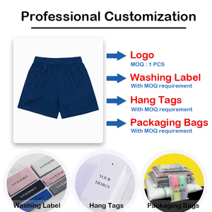 Shorts en maille de couleur unie personnalisés avec logo, vêtements de sport légers pour hommes et femmes, disponibles en plusieurs couleurs - Product Image 4