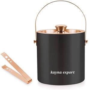 Seau à glace martelé en acier inoxydable pour boissons seau à glace bon marché en métal fini unique et robuste pour bar et café - Product Image 3