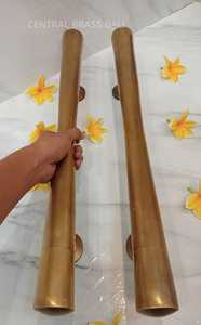 Manija de puerta de latón con acabado antiguo, lujoso estilo pavo real para hogares u hoteles, ofrecido a un precio asequible - Product Image 5