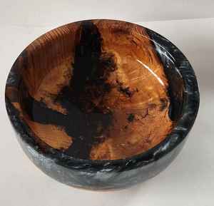 Bandejas y cuencos de resina epoxi hechos a mano para decoración del hogar de lujo, cenas festivas y regalos. - Product Image 3