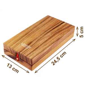 <b>Wooden</b> Mancala Board Game Classic Strategy Game Educational Fun Two Player Game Family Entertainment And Mind Skill Building - Product Image 2