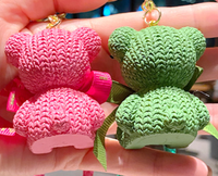 Vente en gros Porte-clés en résine ours-adorable breloque de sac pour femmes et filles cadeau parfait