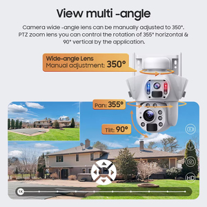 Système de caméra de sécurité Énergie solaire Réseau 4G Caméra <span class=keywords><strong>IP</strong></span> intelligente PTZ sans fil Détection humaine Extérieur CMOS <span class=keywords><strong>Cloud</strong></span> 1080P IP66 - Product Image 5
